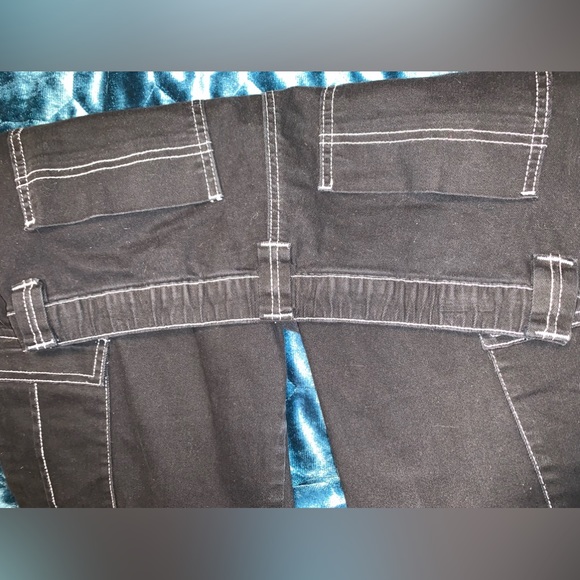 Rue21 Pants & Jumpsuits Rue2 Black Wide Leg Cargo Pants Poshmark